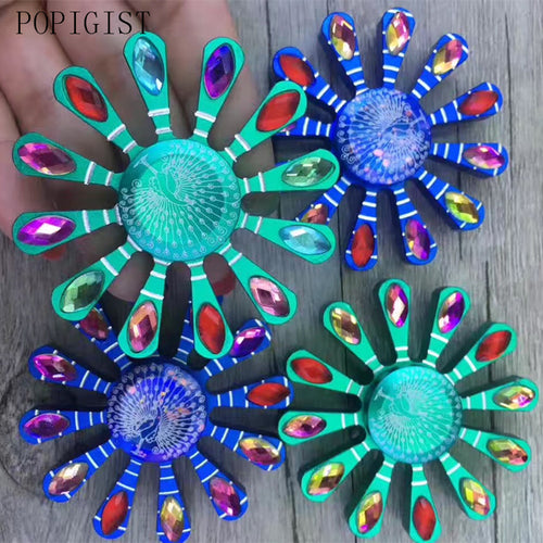 Fidget Spinner - Peacock Series